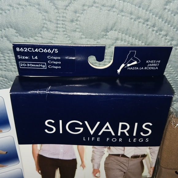 Sigvaris Knee-Hi Jarret Compression Stockings L4 20-30mmHg, NIB, sealed - Picture 3 of 6